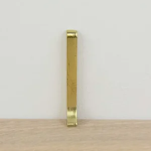 Rechtstreeks Van De Fabrikant Set eindstukjes geborsteld zijdeglans goud (bij 5504) - Aluminium bewerkt - 10 x 80 mm